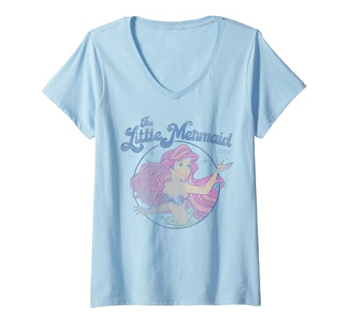 T-shirt Disney Ariel en coton idéal pour une journée estivale décontractée
