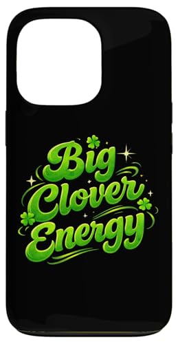 Big Clover Energy St Paddy's Day ���p�g���b�N�X �ʔ������[���A �X�}�z�P�[�X iPhone 13 Pro �p
