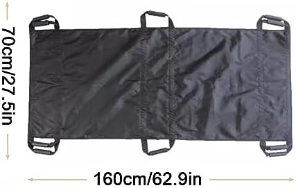 Portable Stretcher-Portable Soft Stretcher, Oxford Cloth Folding Design, Double Handle for Easy Transport, Ideal for Caregivers, Bedridden Patients, Elderly, Emergency Rescue Use,（Size_Name,