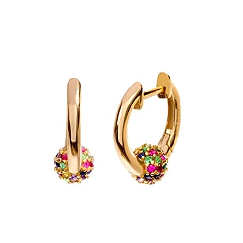 Boucles d'oreilles argent 925 et zircon cubique pour femme
