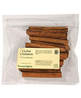 Ceylon Softstick Cinnamon By Penzeys Spices 8 oz bag (Pack of 1)