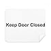 Keep Door Closed Black Symbol Cleaning Cloth Screen Cleaner 2pcs Suede Fabric