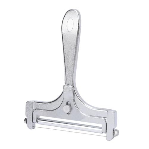 Aqur2020 Adjustable Handheld Cheese Cutter, Stainless Steel Wire Rustproof Food Cutter with Ergonomic Grip, Compact andCheese Cutting Tool for Home