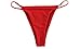 Macvise Women's 2 Pcs Bikini Triangle Top Brazilian Bottom Swimwear Bikini Set(Small(US 0-2),Red)