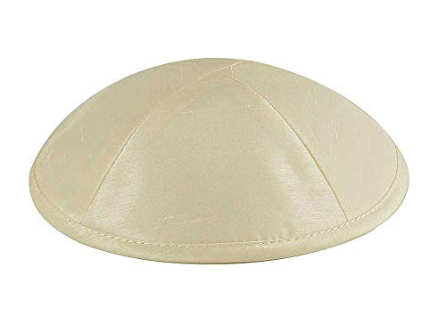 Image of Zion Judaica Deluxe Raw Silk Kippot Bulk Packs or Single Kippah Includes Free Clips