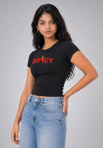 Image of Wear Your Opinion Women's Fitted Top Summer Printed Tshirt Cuddle Baby Tees Short Sleeve 220 GSM Soft Fabric