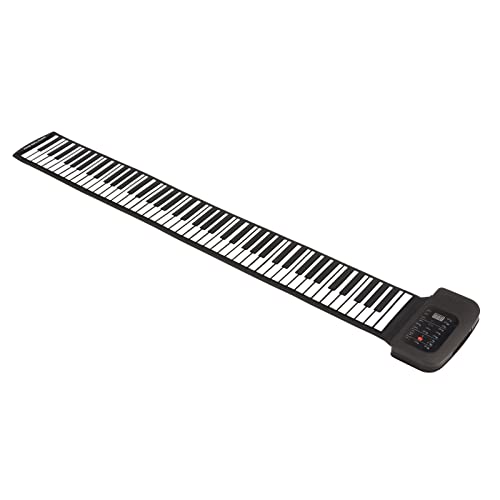 Roll Up Piano, Roll Piano LED Affichage NuméRique du Tube 88 Touches Flexible pour Pianiste (Prise UE) - Les Beatles, Paul McCartney, John Lennon, RIngo Starr, George Harrison Roll Up Piano, Roll Piano LED Affichage NuméRique du Tube 88 Touches Flexible pour Pianiste (Prise UE)