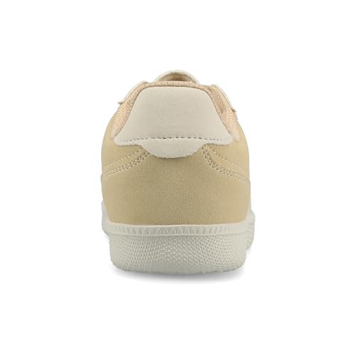 Journee Womens Cushioned footbeds Lummie Casual Sneaker Walking Shoe Round Toe Faux Leather lace up3