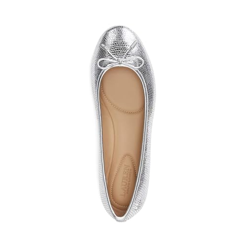 Image of Lauren Ralph Lauren Jayna Nappa Leather Flat