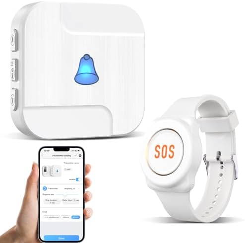 ChunHee Alarmes personnelles pour personnes âgées – Montre d'alar...