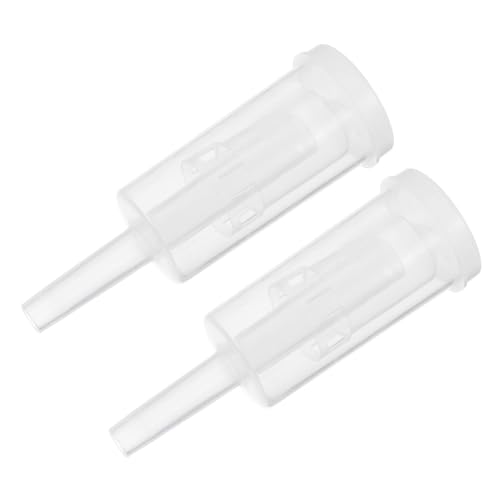 CIYODO 2pcs Transparent One-way Valves Stopper for Wine Preservation Three-piece Design Easy to Clean and Use Lightweight and Safe for -term Reuse