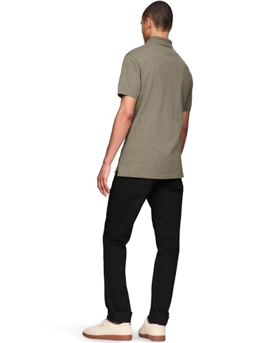 Image of Tommy Hilfiger Men's Short Sleeve Polo Shirts in Regular Fit With Stretch and Organic Pique Cotton