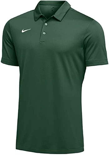 green dri fit polo