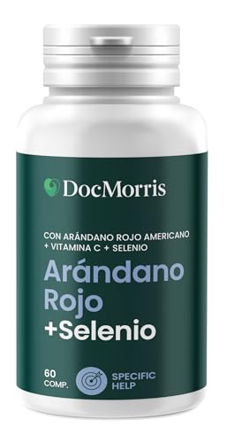 DocMorris Arándano Rojo + Selenio 60 Comp | Con PACs, Vitamina C y Antioxidantes | Apoyo al Tracto Urinario | Prevención Natural de Infecciones Urinarias