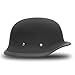 Daytona Helmets German Helmet for Men - Novelty Half Helmet with Breathable Liner - Retro Skull Cap Helmet with Head Wrap