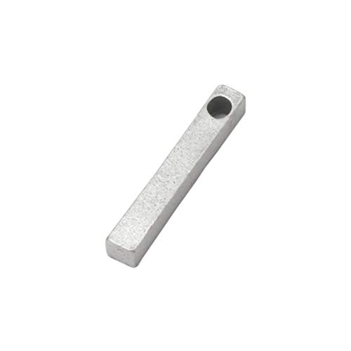 ImpressArt Artisan 3D Rectangle Bar Stamping Blanks (1, Real Silver Plated)