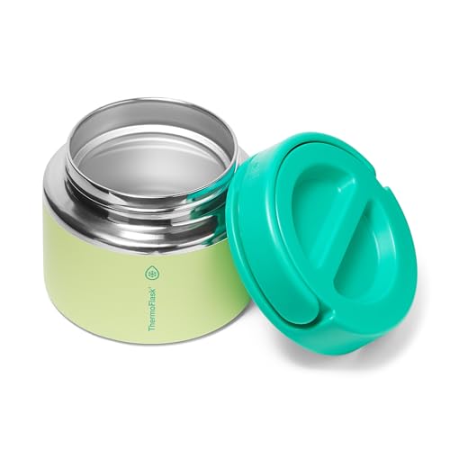 Image of ThermoFlask Insulated Food Jar with Leakproof Lid (12 oz, Garden Party) - Stainless Steel Food Containers for Hot & Cold Meals, Lunch, Soup & Snacks