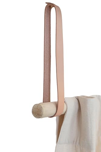 Keyaiira - Leather Ceiling Mounted Curtain Rod Mount - Modern