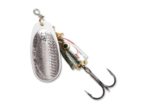 Blue Fox Classic Vibrax 05 Wildeye Tackle, Silver Shiner, 7/16