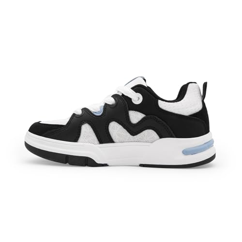 Image of Red Tape Women's Sneakers White Mesh Pu Round Toe Lace-Up Easy Movement