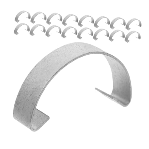 BAZEITFLOW 30個鶏用ケージ用スチールクリップ 防滑設計 強化ドアフック 小動