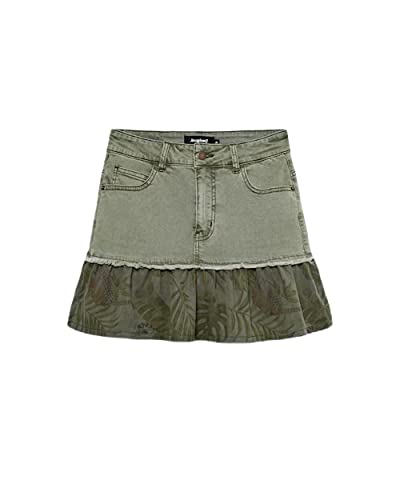 Jupe Desigual imprimé tropical chic pour femme