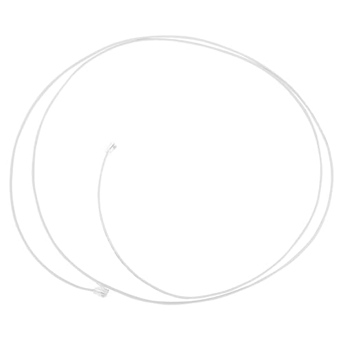 Mikinona 2M Telephone Wire Landline Cord for Telephones Fax Machines and Modems Durable Connecting Cable with Audio Transmission and No Crosstalk for Home Office