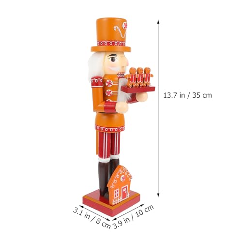 Figurine Décorative Casse-Noisette en Bois de Qualité pour Maison et Bureau - 3