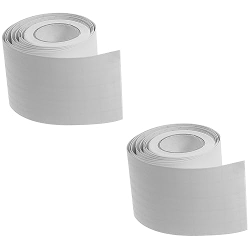 Operitacx 2 Piezas Rodapié Flexible Autoadhesivo de Tira Decorativa de Pared Molding Trim para Cubrir Esquinas y Manchas para Interiores y Exteriores Premium y Duraderos