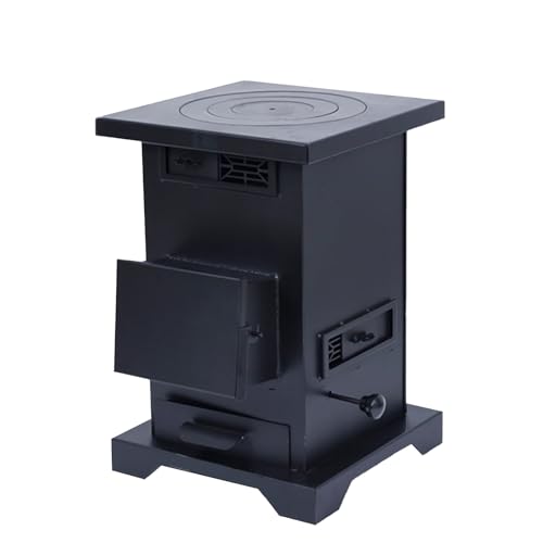 PoêLes à GranuléS, Poele à Bois Avec 3 EntréEs D'Air Et Foyer En Fonte, Combustion ComplèTe, Sans FuméE For La Cuisson Et L'éBullition De L'Eau