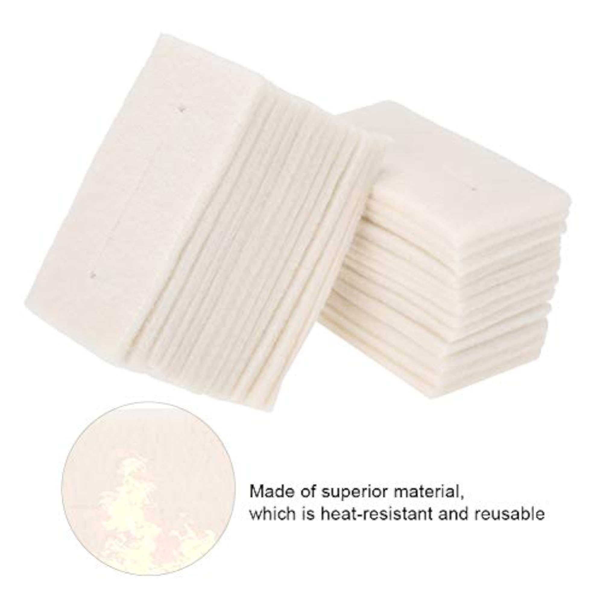 Reusable Heat-Resistant Wool Mats for Hair Styling