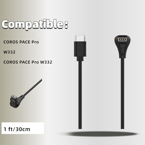 Cable de carga COROS PACE Pro USB-C W332 para viajes y entrenar 2