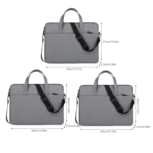 Waterproof 13/14/15 Inch Laptop Sleeve Case Protective Bag with Shoulder Strap3