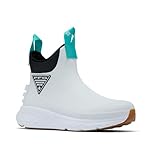 Columbia Men's PFG Pro Sport Boot, White/Geyser, 8.5 Regular