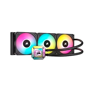 Corsair iCUE H150i ELITE CAPELLIX XT Dissipatore a Liquido per CPU - Tre Ventole AF120 RGB ELITE - Radiatore di 360 mm - Intel® LGA 1700, 1200, 115X, 2066, AMD® AM5, AM4 - Nero