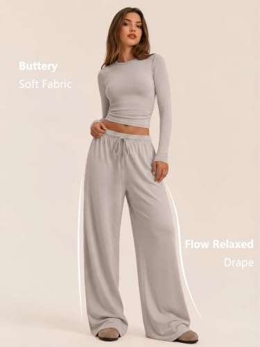 Image of Trendy Queen Women's 2 Piece 2026 Fall Fashion Lounge Set with Pockets