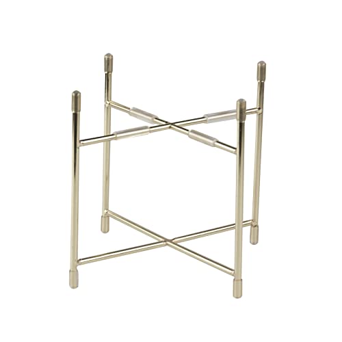 Kcgani Water Beverage Dispenser Stand, Counter Metal Stand, Drinking Water Crock Base, Plant Floor Stand, Glass Beverage Stand for Drinks, Party, 2 Tiers, Fits Beverage Cans Up to 6.5