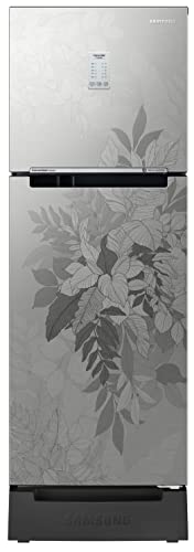 Image of Samsung 253L 2 Star Frost-Free Double Door Refrigerator Appliance (RT28B3822QB /HL, Bouquet Silver, 2022 Model)