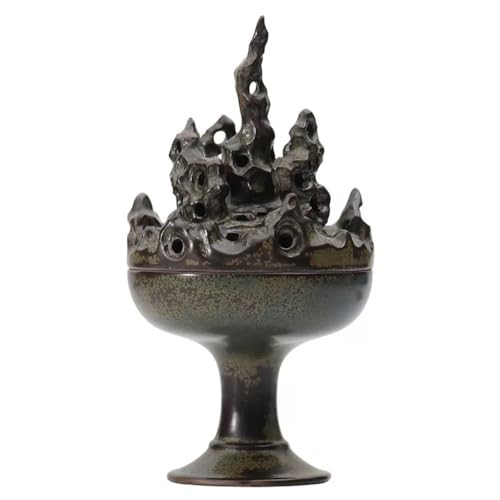 Chinois Zen Taihu Pierre céramique ménage antique aromathérapie poêle - 2