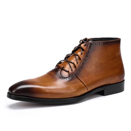 YZABEL Men's Oxford Dress Shoes for Men Lace-Up Comfortable Non-Slip Dress Sneakers Walking Flat Sneakers Work Office Loafers Driving Shoes