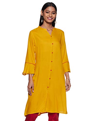 Image of ABOF Women's Rayon Straight Kurta