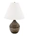 House of Troy GS200-SBR Scatchard 19 inch 100 watt Scored Brown Gloss Table Lamp Portable Light