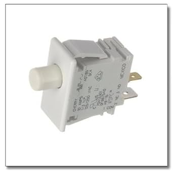 UNIMAC 70413301 Switch, PUSHBUTTON-SPST NO W/AU