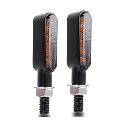 Clignotant moto 8mm ambre 12V momt anti vibration Suzuki