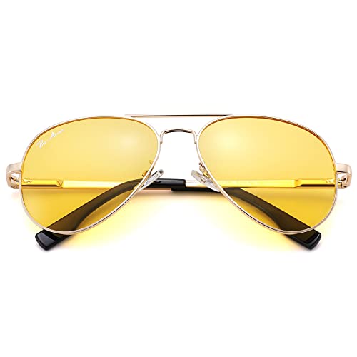 Pro Acme Polarized Aviator Sunglasses for Men and Women...