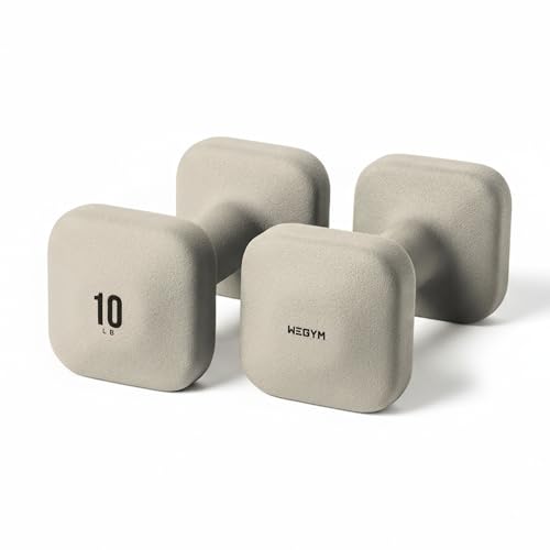 WeGym SafeGrip 10LB Square Dumbbells