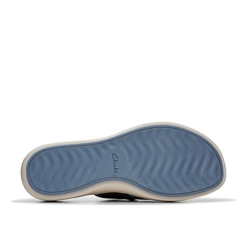Clarks Clarks Womens's Drift Buckle Slide Sandal, Denim Combi, 9.5 Wide US