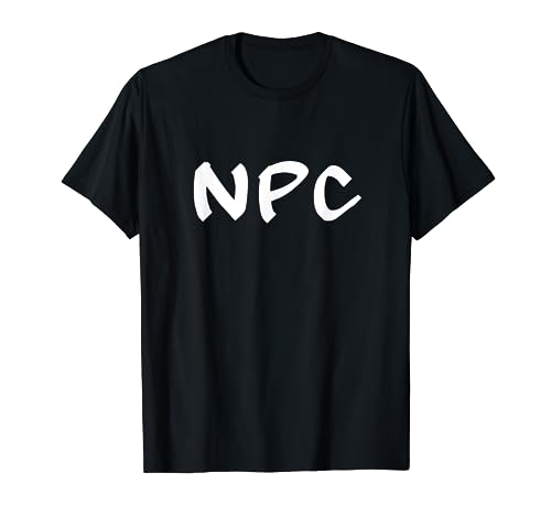NPC | Divertido Gaming Meme Viral Social Media Trending Camiseta
