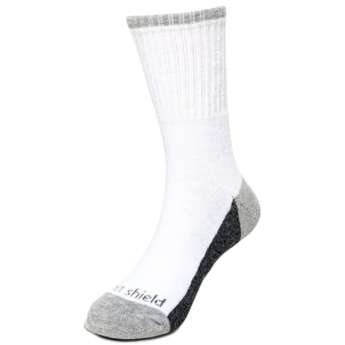 Kids Sport Crew Sock, Padded Athletic Crew Socks With Odorless & Invisible Permethrin Insect & Tick Protection