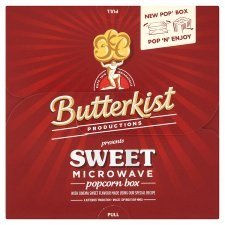 Butterkist Microwave Popcorn Box Sweet 100g X 4 Pack